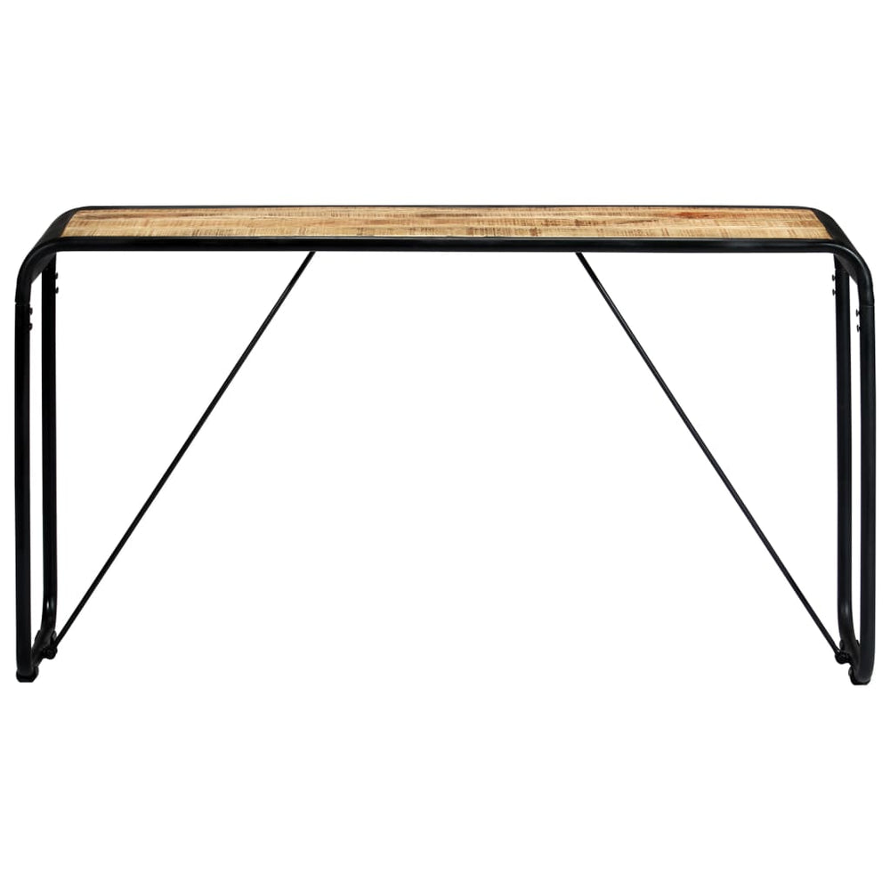 Wandtafel 140x35x76 cm massief ruw mangohout MeubelReus