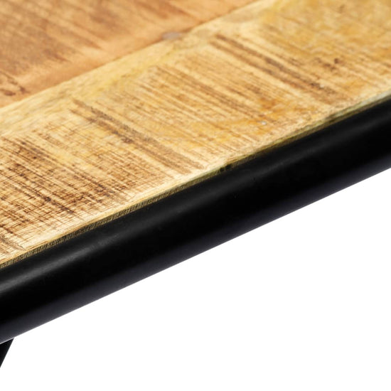 Wandtafel 140x35x76 cm massief ruw mangohout MeubelReus