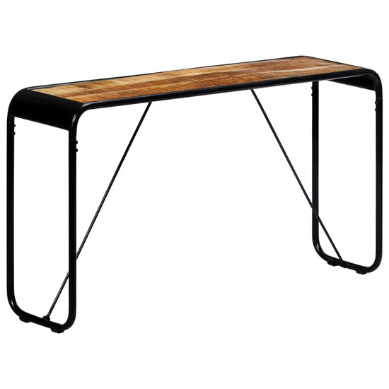 Wandtafel 140x35x76 cm massief ruw mangohout MeubelReus