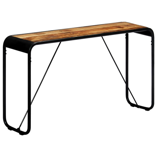 Wandtafel 140x35x76 cm massief ruw mangohout MeubelReus