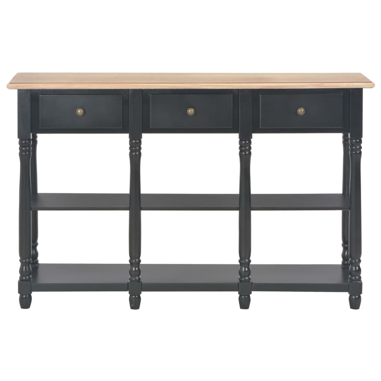 Wandtafel 120x30x76 cm MDF zwart