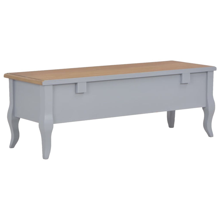 Tv-meubel 100x35x35 cm hout grijs