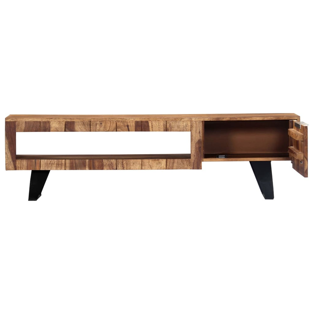 Tv meubel 140x30x40 massief sheeshamhout MeubelReus