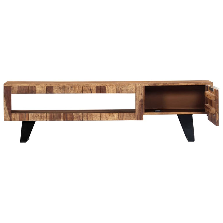 Tv meubel 140x30x40 massief sheeshamhout MeubelReus