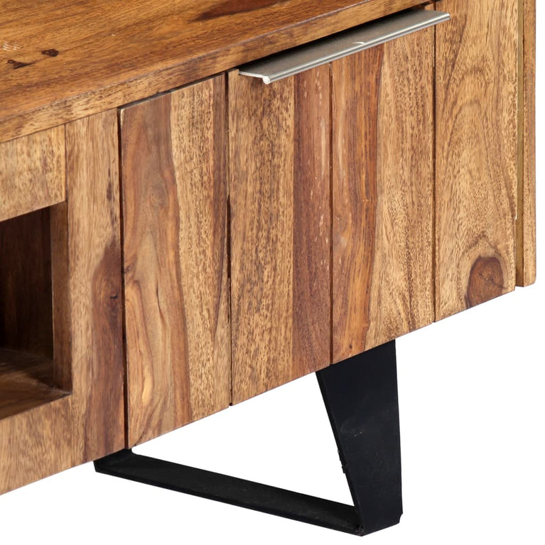 Tv meubel 140x30x40 massief sheeshamhout MeubelReus