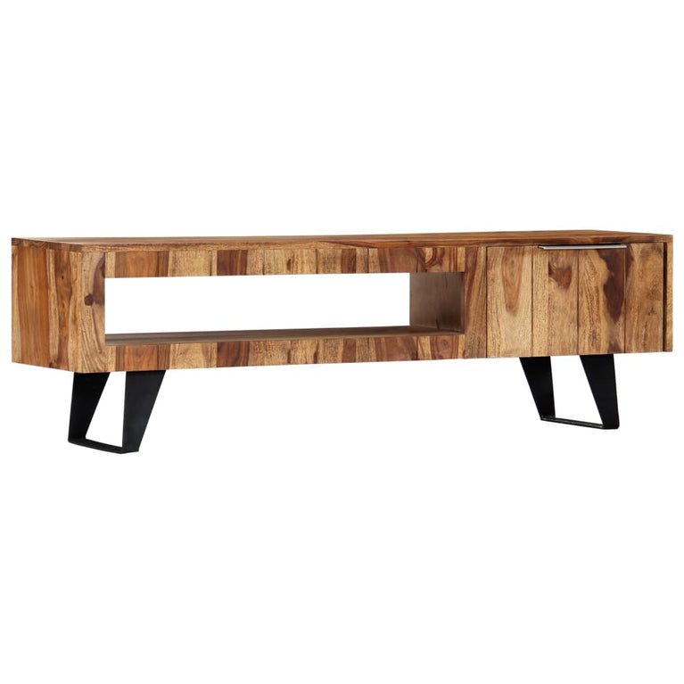 Tv meubel 140x30x40 massief sheeshamhout MeubelReus
