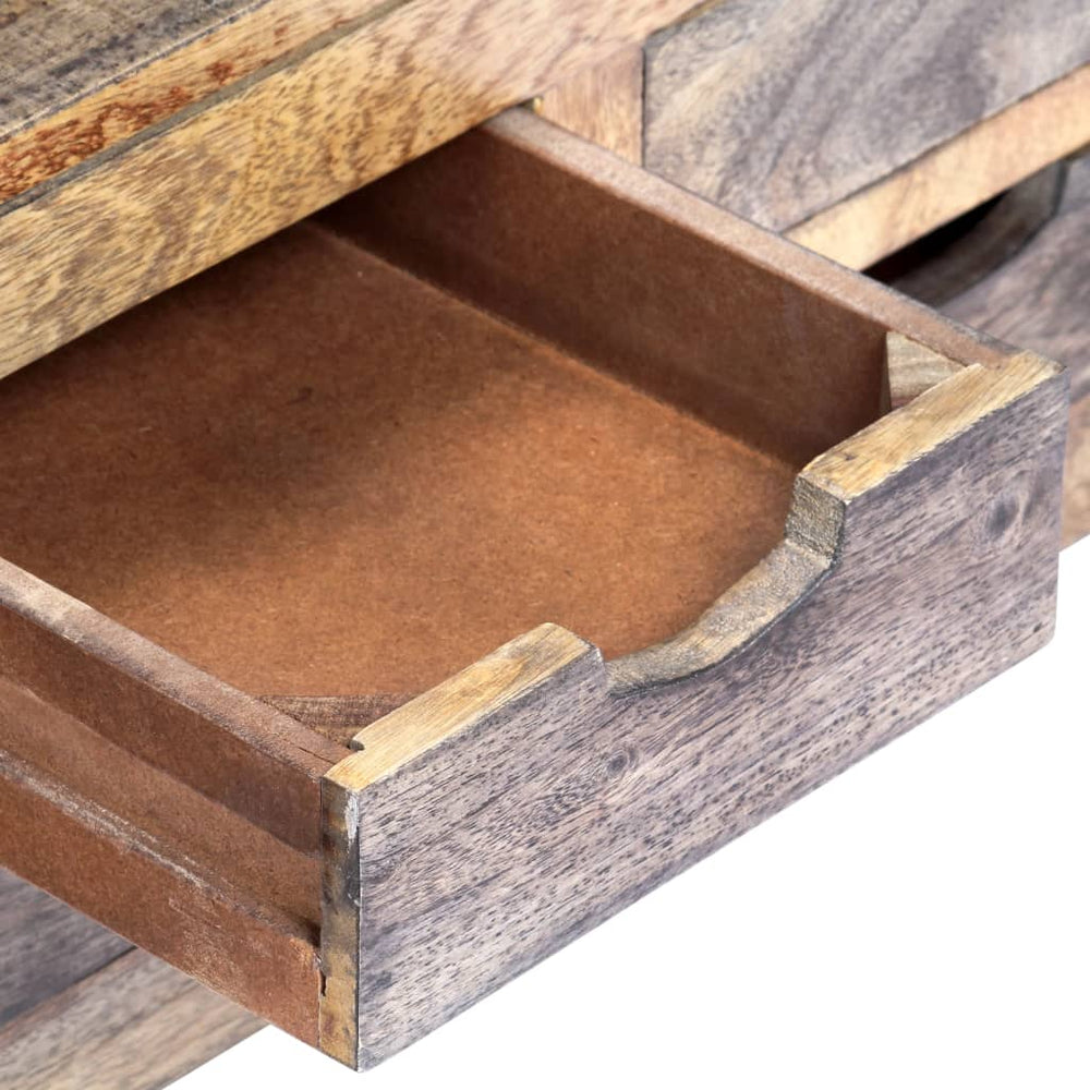 Salontafel 100x50x30 cm massief sheeshamhout grijs MeubelReus