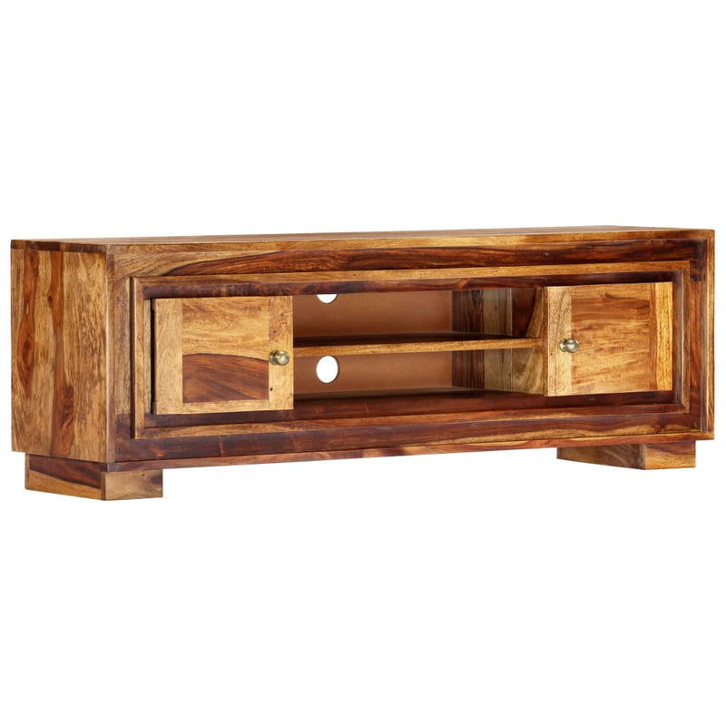TV-meubel 118x30x40 cm massief sheeshamhout MeubelReus