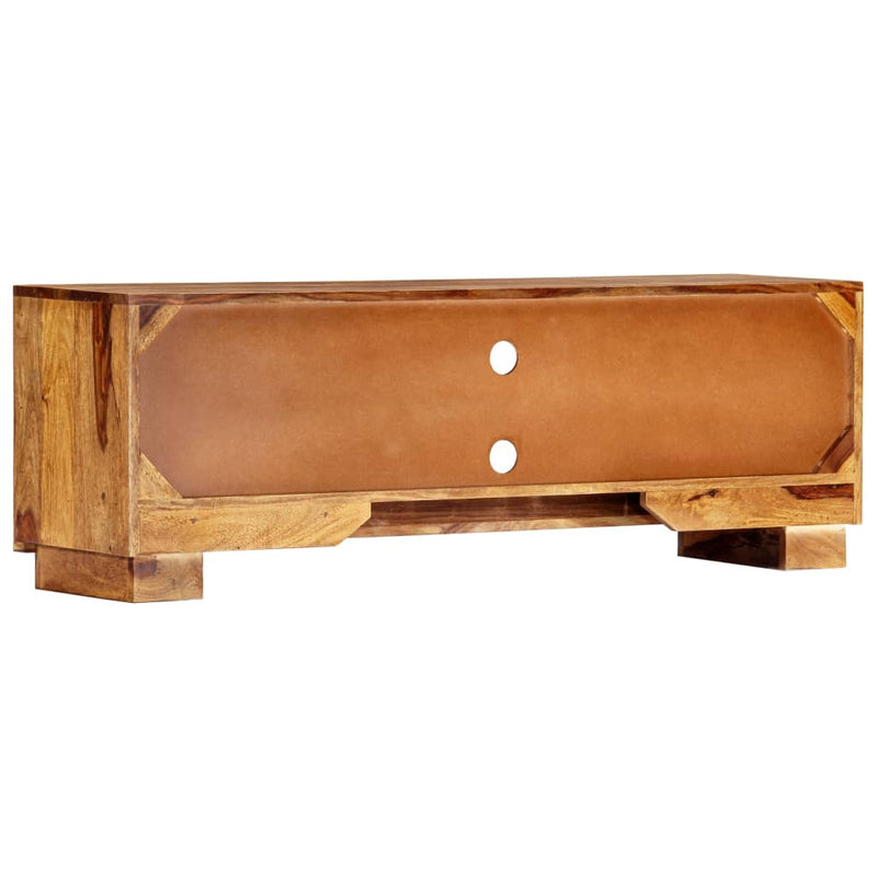 TV-meubel 118x30x40 cm massief sheeshamhout MeubelReus