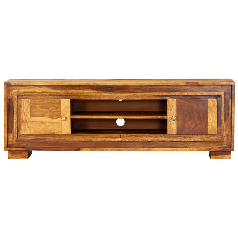 TV-meubel 118x30x40 cm massief sheeshamhout MeubelReus