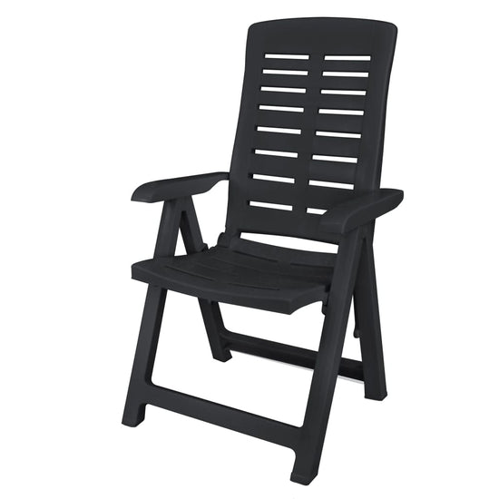 11-delige Tuinset kunststof antraciet MeubelReus