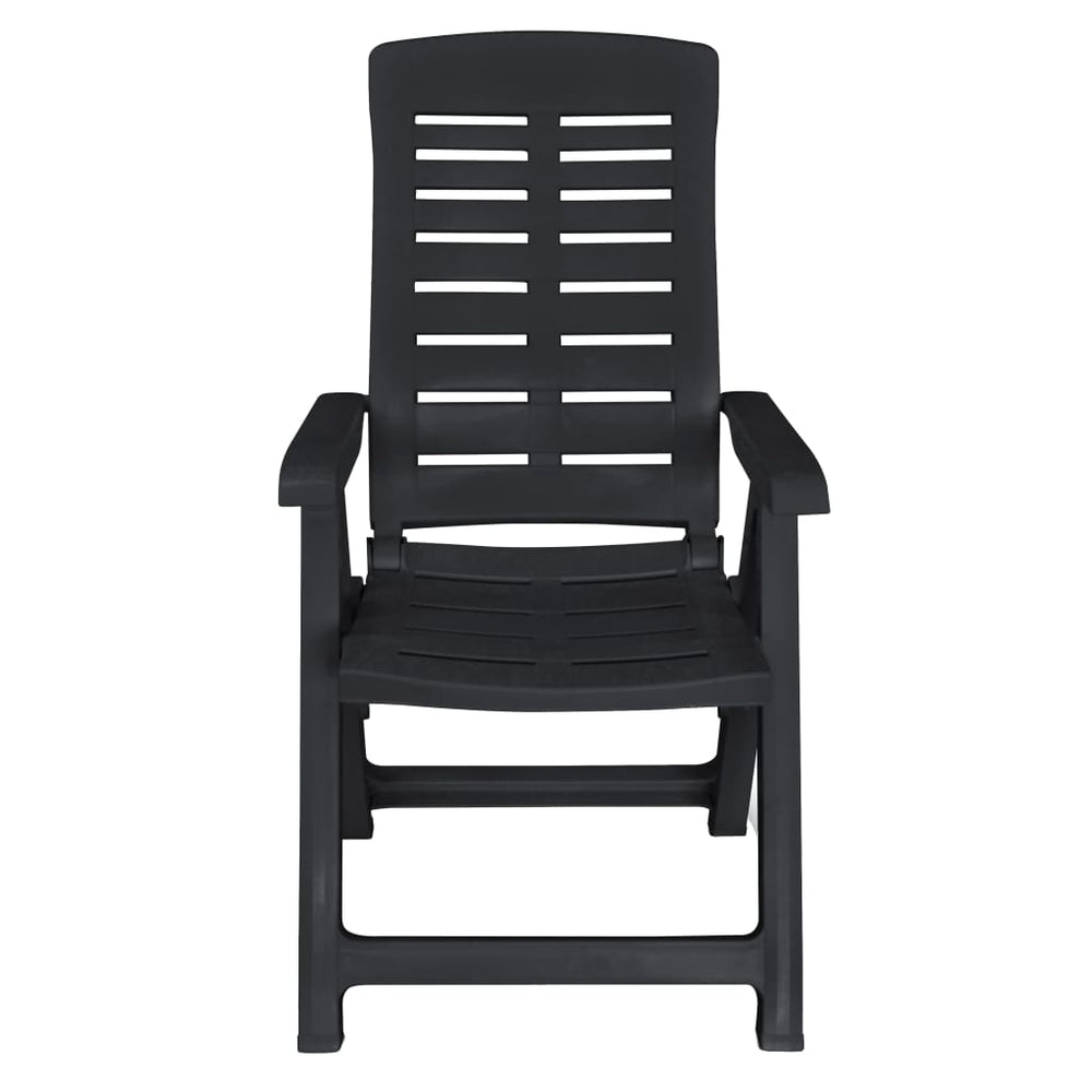 11-delige Tuinset kunststof antraciet MeubelReus