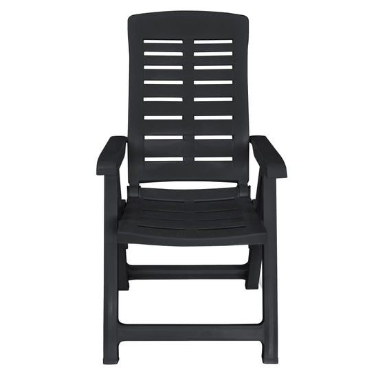 11-delige Tuinset kunststof antraciet MeubelReus