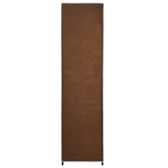 Kledingkast met 4 vakken 175x45x170 cm bruin MeubelReus