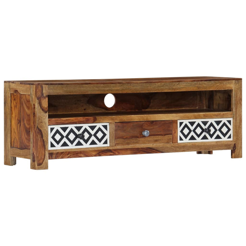 Tv-meubel 120x30x40 cm massief sheeshamhout MeubelReus