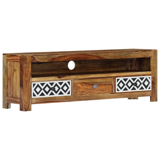 Tv-meubel 120x30x40 cm massief sheeshamhout MeubelReus
