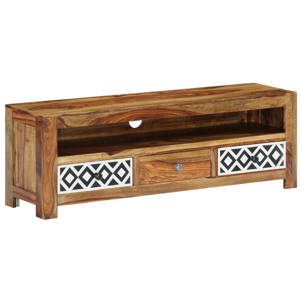 Tv-meubel 120x30x40 cm massief sheeshamhout MeubelReus