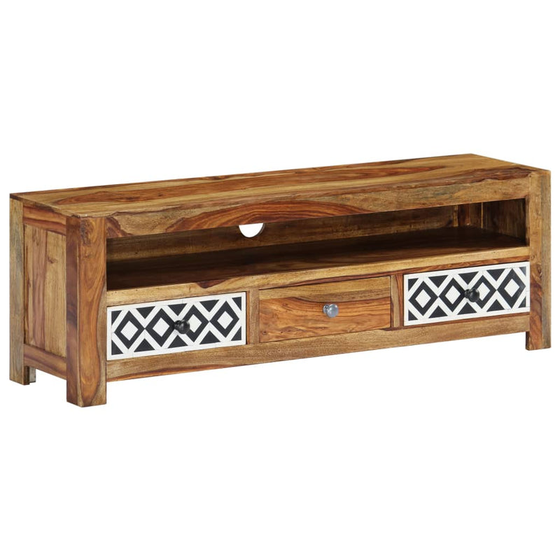 Tv-meubel 120x30x40 cm massief sheeshamhout MeubelReus