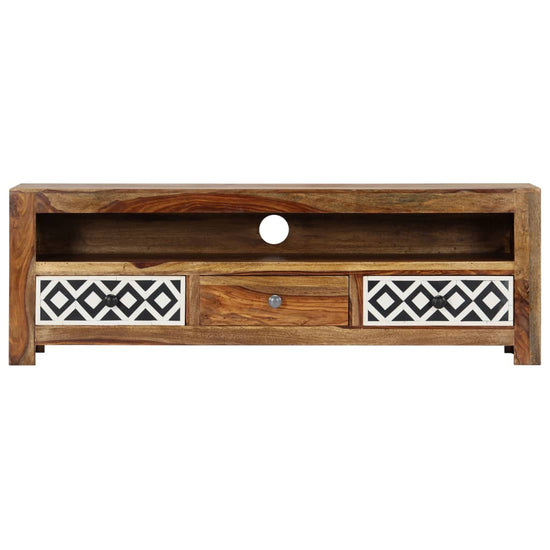 Tv-meubel 120x30x40 cm massief sheeshamhout MeubelReus
