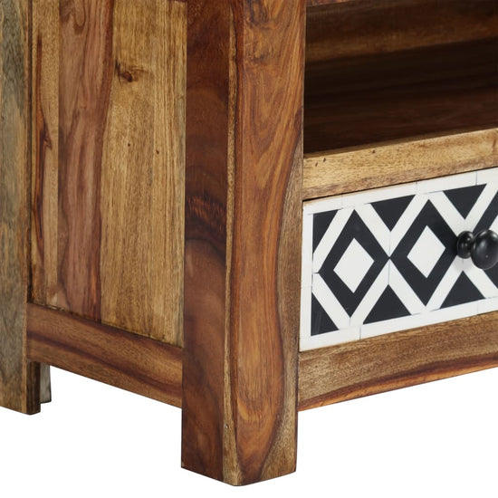 Tv-meubel 120x30x40 cm massief sheeshamhout MeubelReus