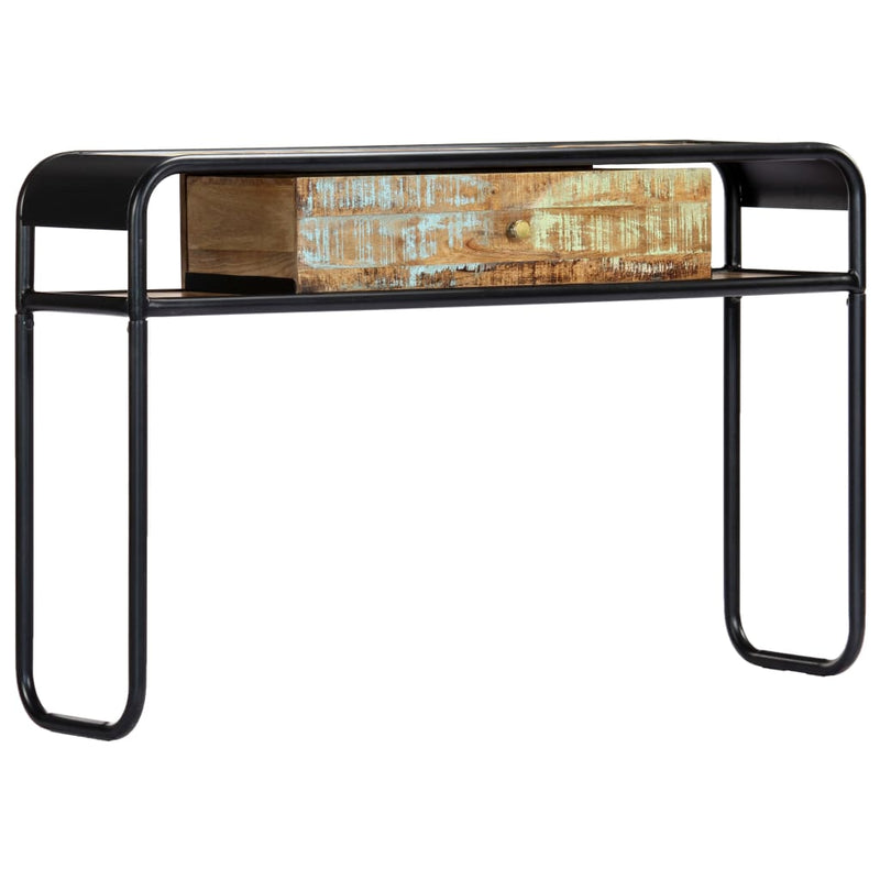 Wandtafel 118x30x75 cm massief gerecycled hout MeubelReus