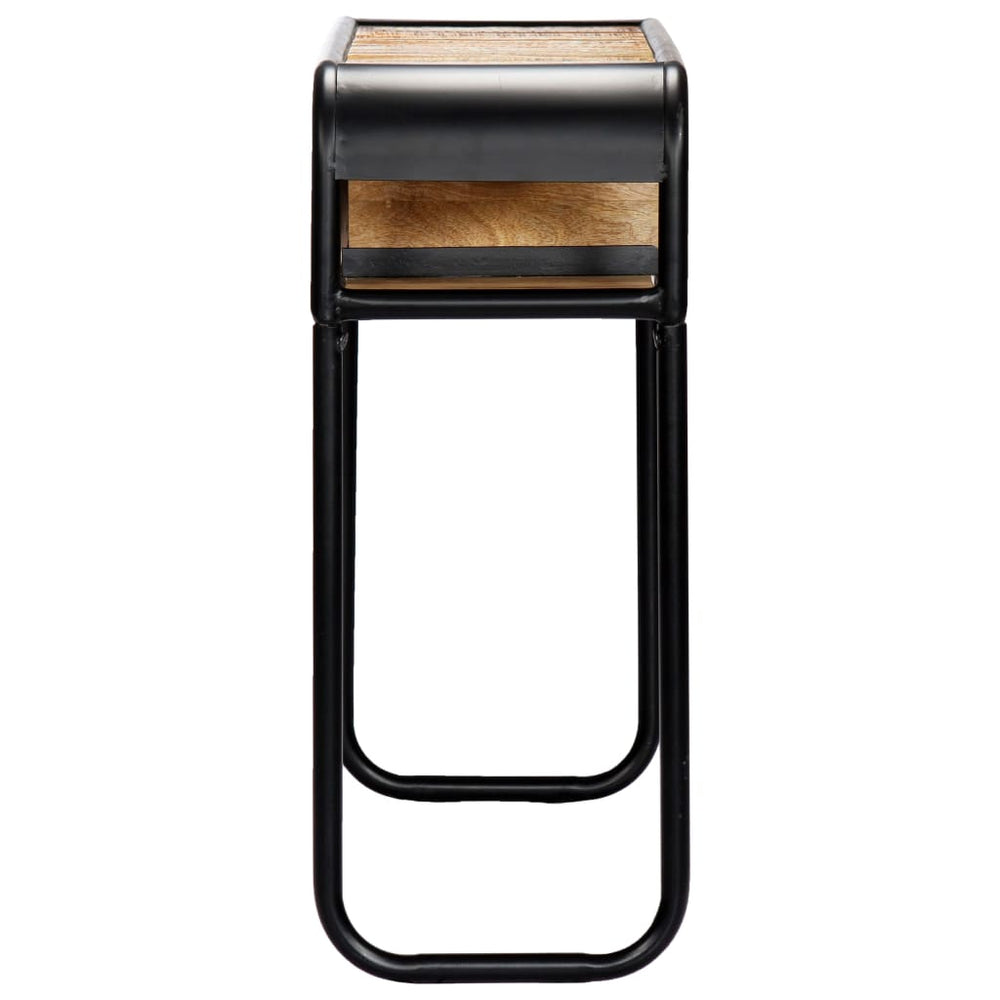 Wandtafel 118x30x75 cm massief gerecycled hout MeubelReus