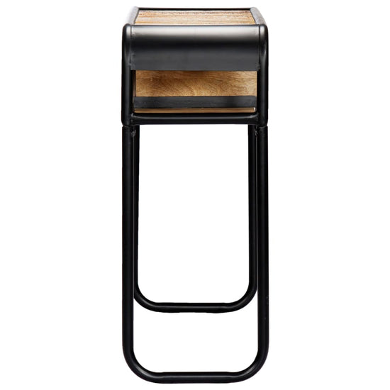 Wandtafel 118x30x75 cm massief gerecycled hout MeubelReus