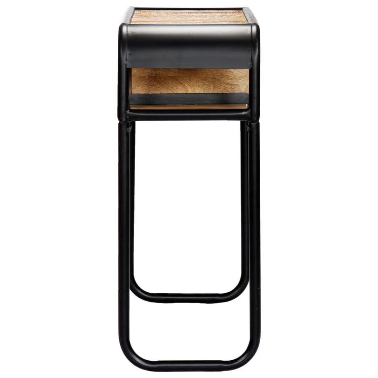 Wandtafel 118x30x75 cm massief gerecycled hout MeubelReus