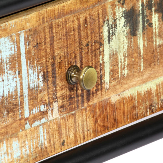 Wandtafel 118x30x75 cm massief gerecycled hout MeubelReus