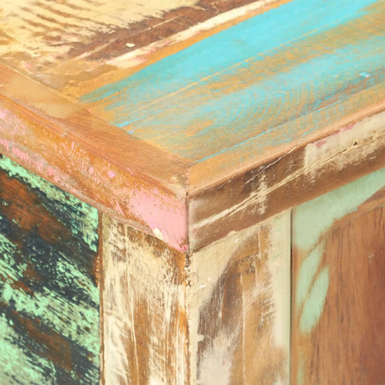 Wandtafel 120x40x75 cm massief gerecycled hout MeubelReus