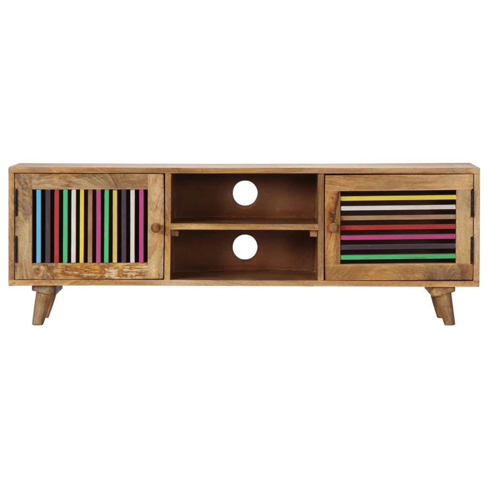 Tv-meubel 120x30x40 cm massief mangohout MeubelReus