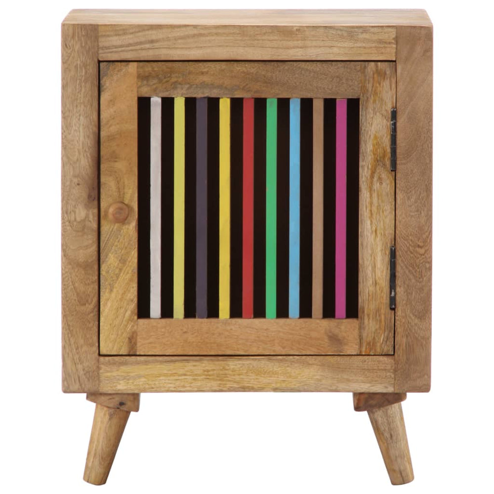 Nachtkastje 40x30x50 cm massief mangohout MeubelReus