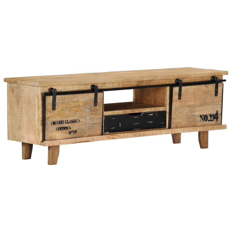 Tv-meubel 120x30x40 cm massief mangohout MeubelReus