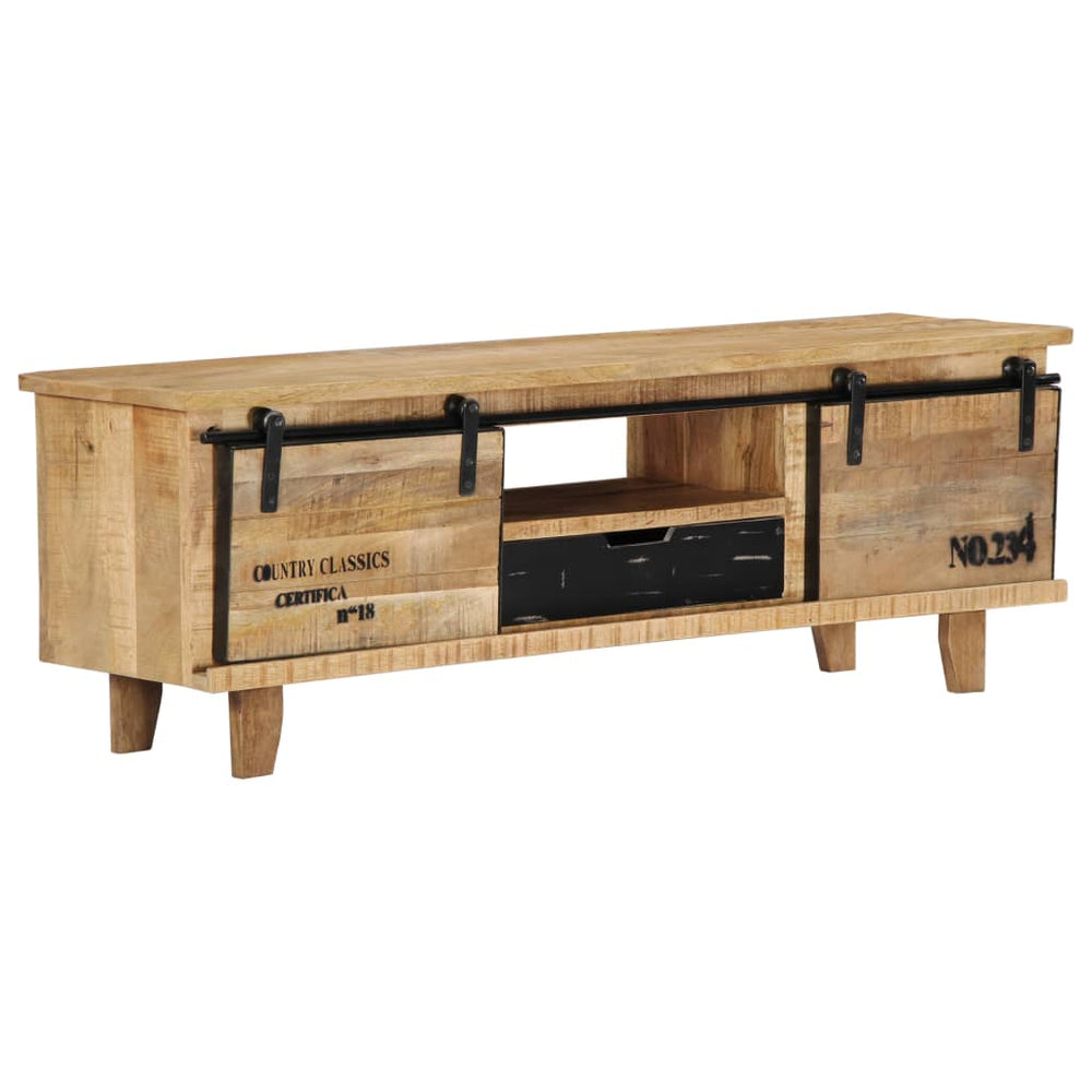 Tv-meubel 120x30x40 cm massief mangohout MeubelReus