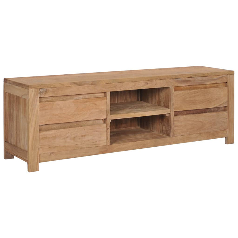Tv-meubel 115x30x40 cm massief teakhout MeubelReus