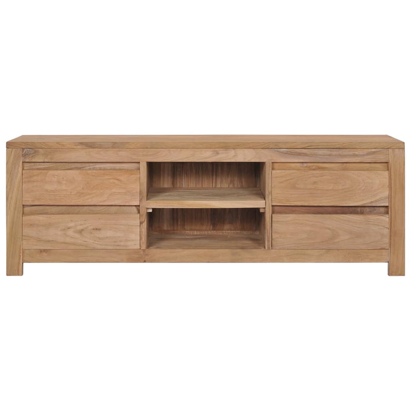 Tv-meubel 115x30x40 cm massief teakhout MeubelReus