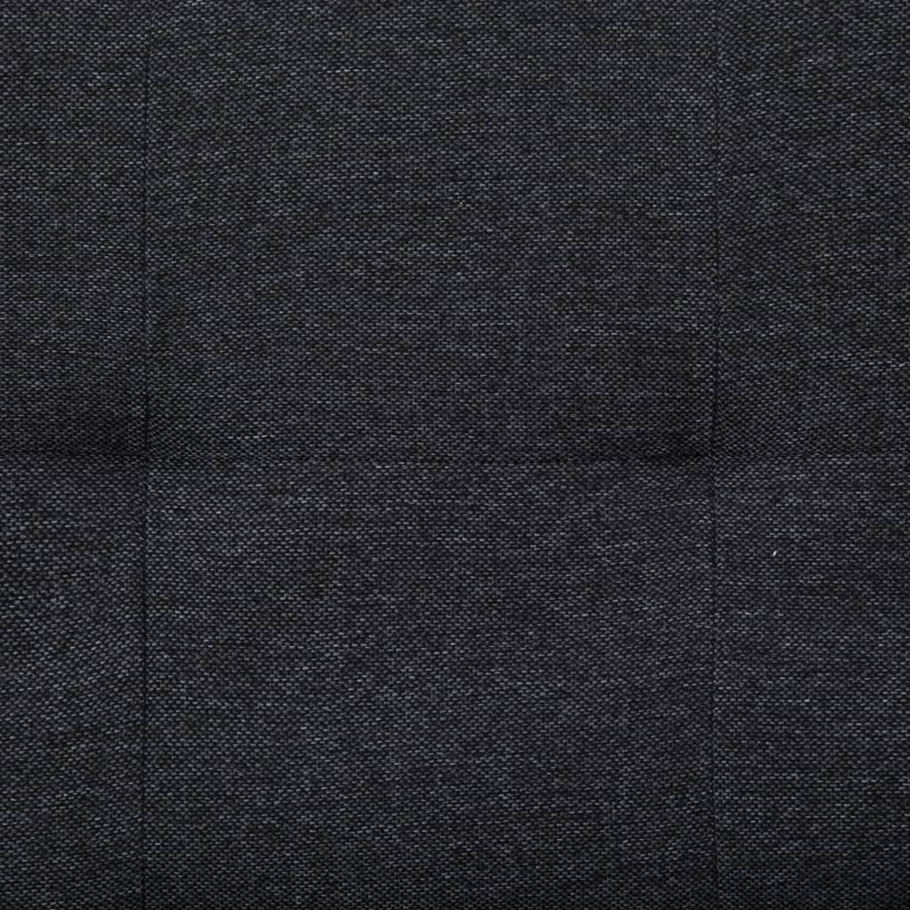 Slaapbank met twee kussens polyester donkergrijs MeubelReus