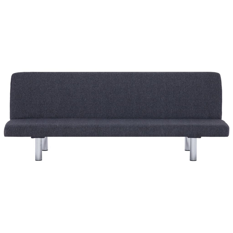 Slaapbank polyester donkergrijs MeubelReus