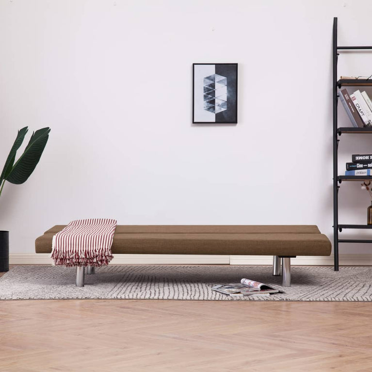 Slaapbank polyester bruin MeubelReus