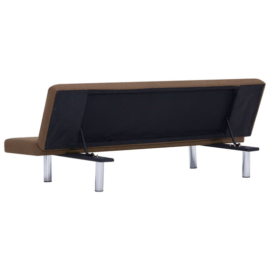 Slaapbank polyester bruin MeubelReus