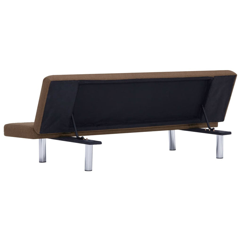 Slaapbank polyester bruin MeubelReus