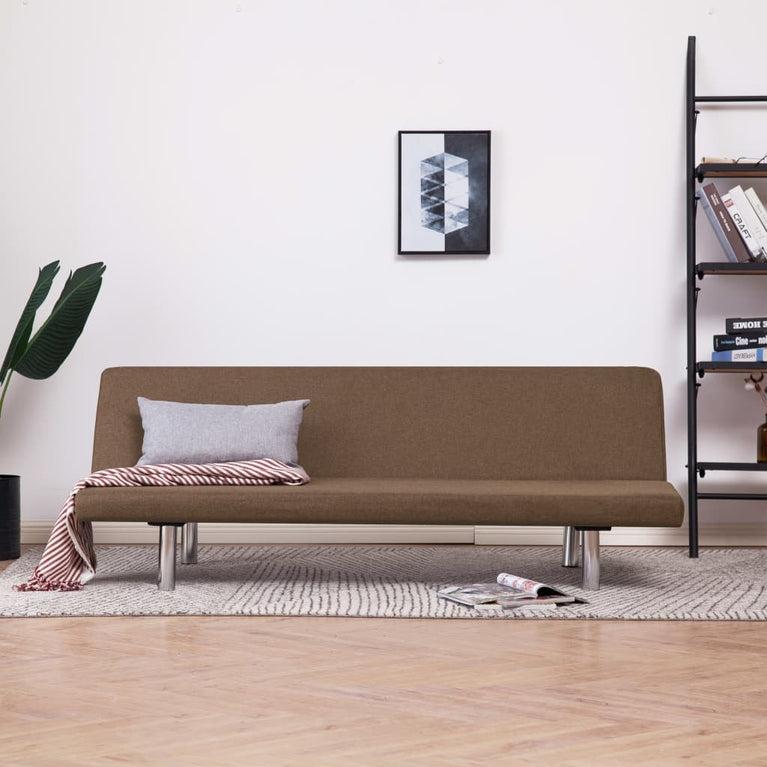 Slaapbank polyester bruin MeubelReus