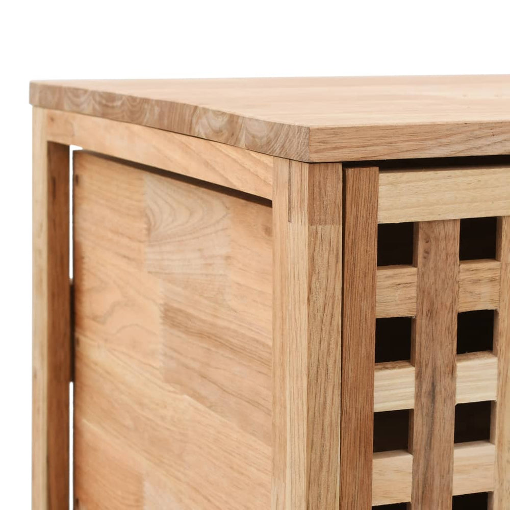 Badkamerkastje 41x41x91 cm massief walnotenhout MeubelReus