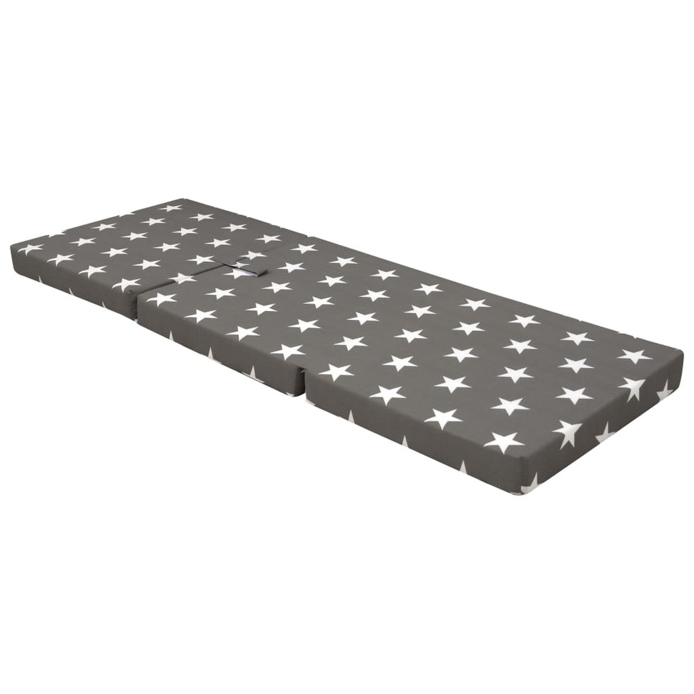 Schuimmatras inklapbaar 190x70x9 cm grijs MeubelReus