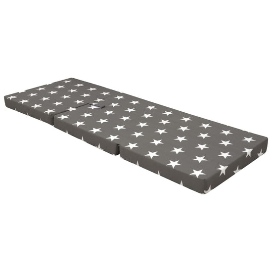 Schuimmatras inklapbaar 190x70x9 cm grijs MeubelReus