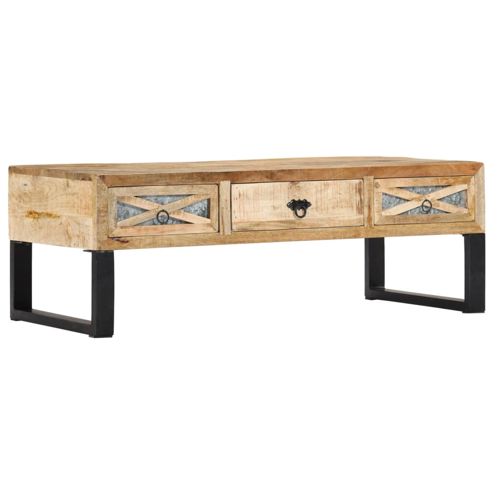 Salontafel 110x50x38 cm massief mangohout MeubelReus