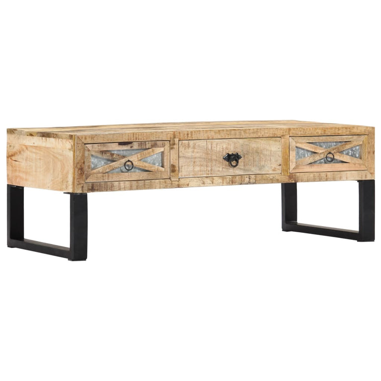 Salontafel 110x50x38 cm massief mangohout MeubelReus