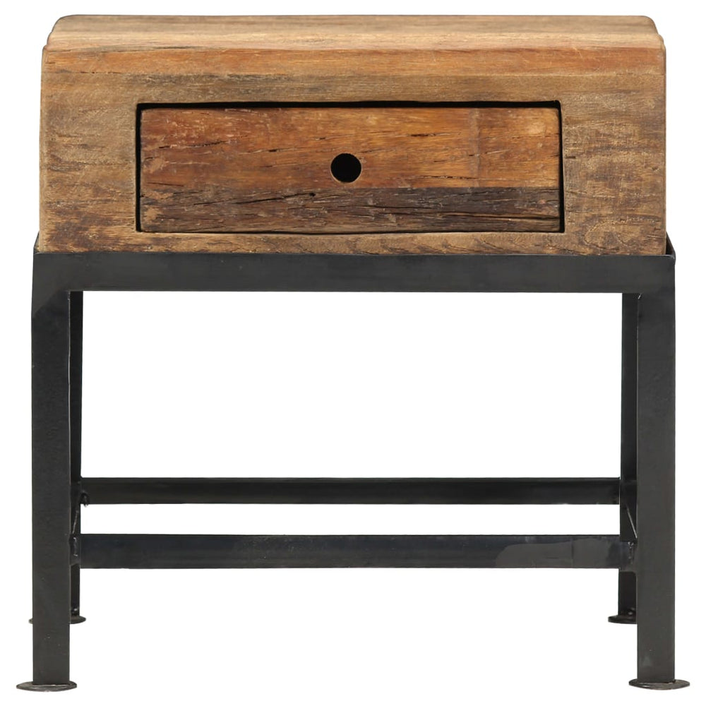 Nachtkastje 40x35x40 cm massief gerecycled hout MeubelReus
