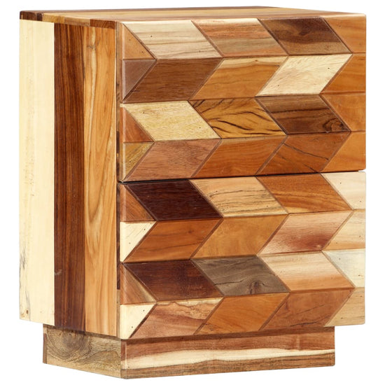 Nachtkastje 40x30x50 cm massief gerecycled hout MeubelReus