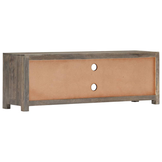 Tv-meubel 120x30x40 cm massief mangohout grijs MeubelReus